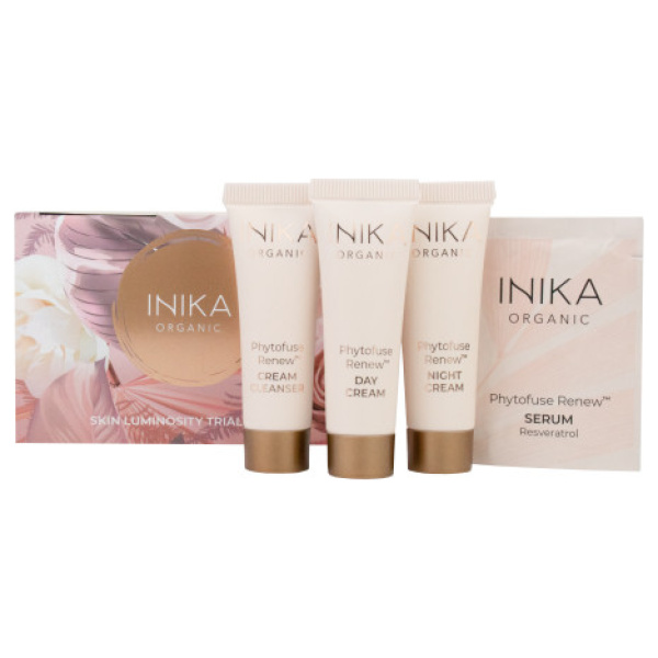 Inika Bandomasis rinkinys švytinčiai odai Rinkinys