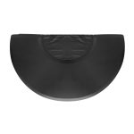 Hairdressing mat under a semicircular armchair