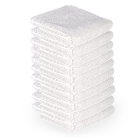 Microfiber towel 73 x 40 cm 10 pcs. white