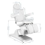 Electric podiatric bed Azzurro 870S white