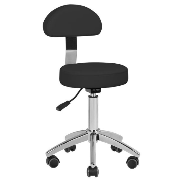 Chair with wheels AM-304 black skinstars.lt