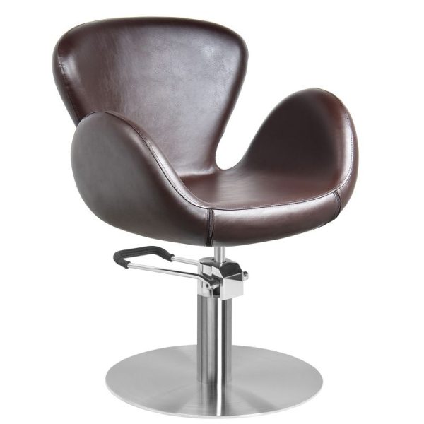 Barber Chair Gabbiano Amsterdam, Brown Color