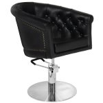 Barber Chair Gabbiano London, black Color