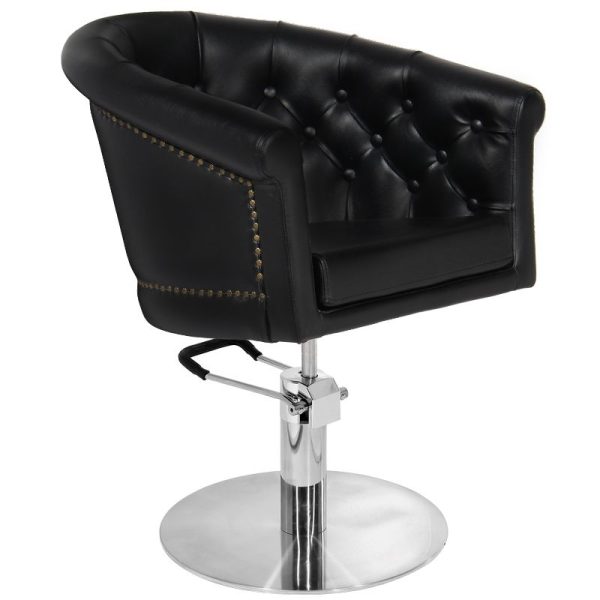 Barber Chair Gabbiano London, black Color