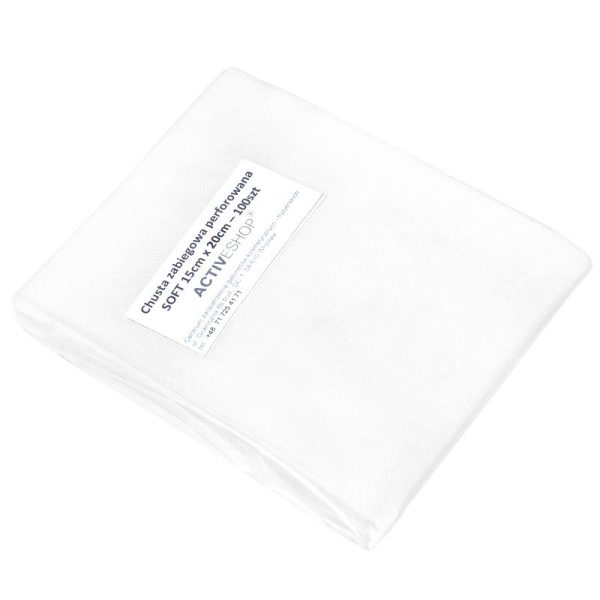 Disposable non-woven towels 15-20cm 100pcs skinstars.lt