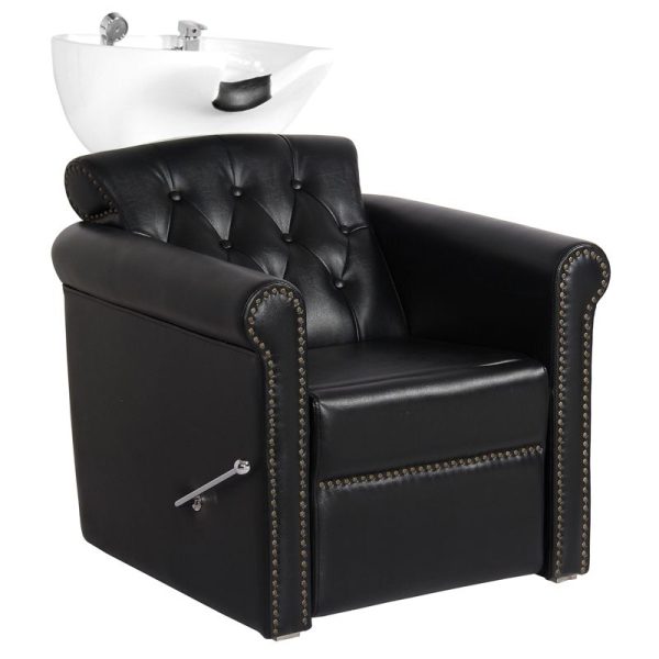 Salon sink Gabbiano Berlin Lux black