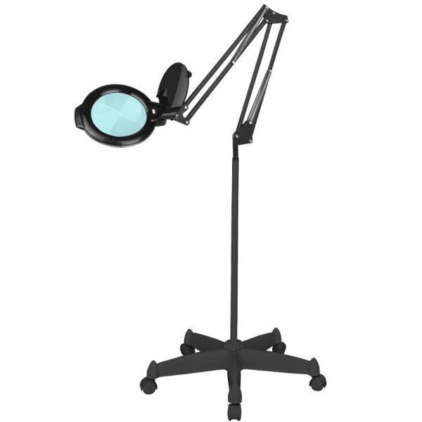 Cosmetology Lamp with Magnifying Glass Glow Moonlight 8013/6 LED, Black