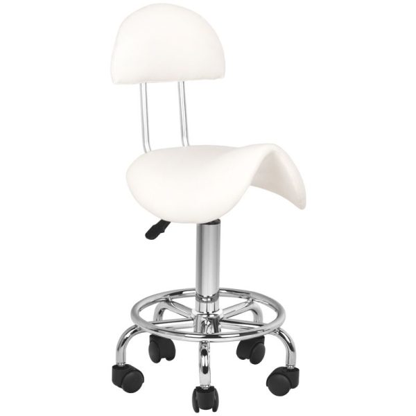 Chair with wheels 6001 white skinstars.lt