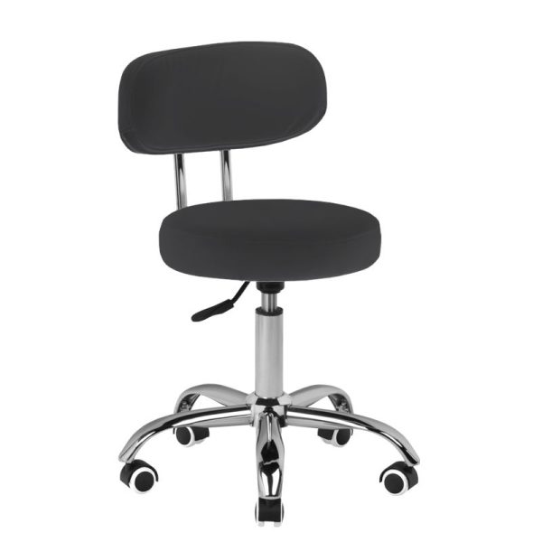 Chair with wheels A-007 black skinstars.lt