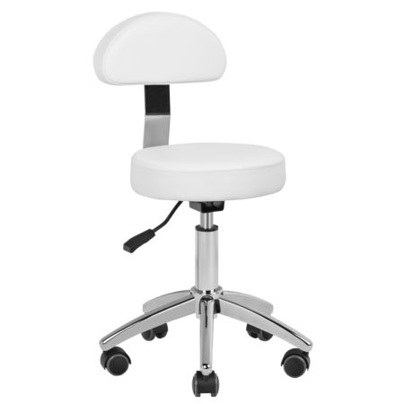 Chair with wheels AM-304 plus white skinstars.lt