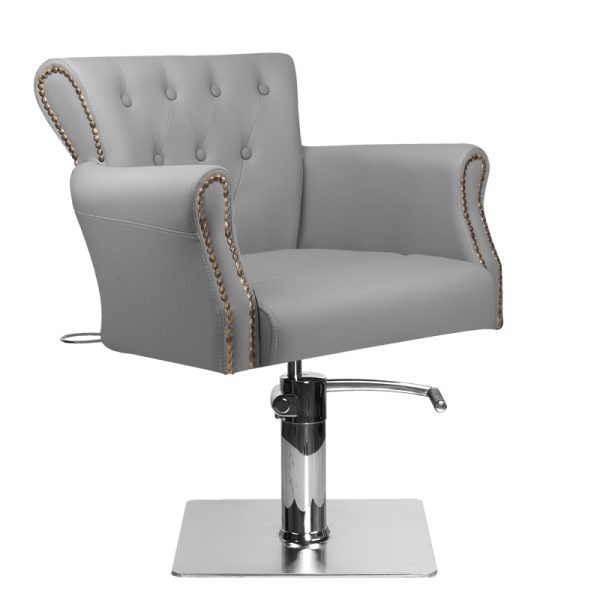 Hair System Barber Chair BER 8541, Gray Color