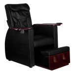 SPA armchair for pedicure with shoulder massage function Azzurro 101 black skinstars.lt