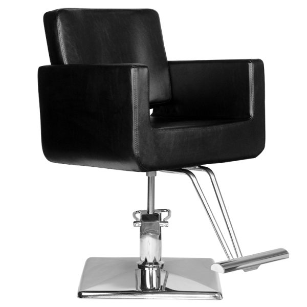 Kirpyklos kėdė Hair System HS91, juodos spalvos