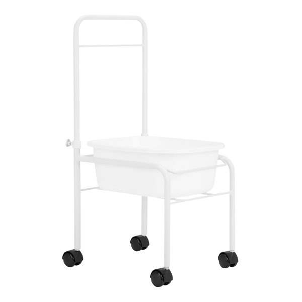 Pedikiūro vonelė podologiniams darbams, baltos spalvos