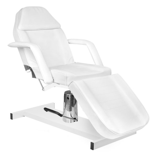 Kosmetologinė hidraulinė lova Basic 210, baltos spalvos