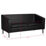 Sofa Gabbiano BM18003 black