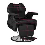 Barbers and beauty salons haircut chair Hair System New York black