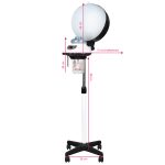 Hair moisturizer-sauna GABBIANO 658 with stand black