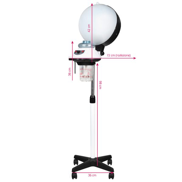 Hair moisturizer-sauna GABBIANO 658 with stand black