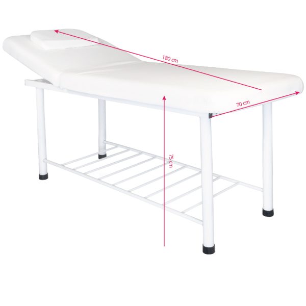 Massage table-bed 812 BASIC white