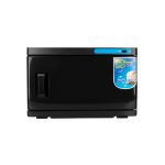 Towel warmer with UV sterilizer 16 l black