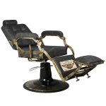 Gabbiano Barber Chair Boss HD Old Leather black