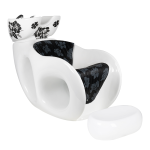 Barber sink Gabbiano Mallow white at skinstars.lt