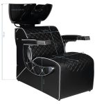 Salon sink Gabbiano Simone black