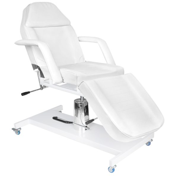 Cosmetology bed on wheels white Basic 210 skinstars.lt
