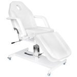 Cosmetology bed on wheels white Basic 210