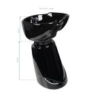 Barber sink Gabbiano MT-A3 black