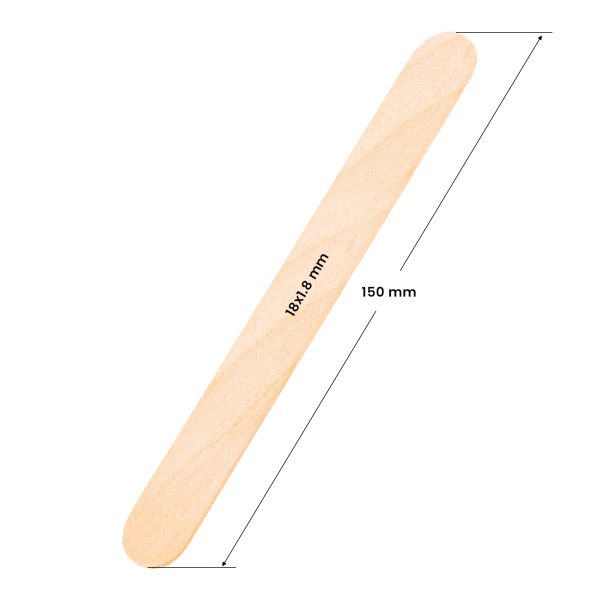 Wooden spatulas for depilation 15x18 cm 50 pcs.