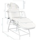 Cosmetology bed Ivette white