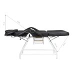 Cosmetology bed Ivette black