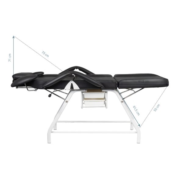 Cosmetology bed Ivette black