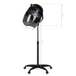 Hair dryer for hairdressers GABBIANO 1600 with stand, black