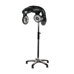 Hairdressing infrazone GABBIANO 938 with stand, black color
