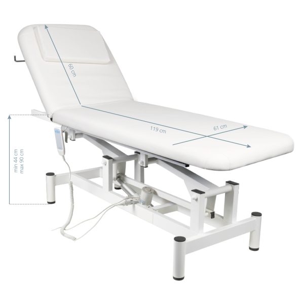 Electric massage and rehabilitation bed MOD-079 white