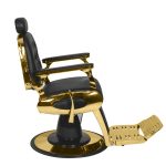Barbers and beauty salons haircut chair Gabbiano Francesco Gold Black