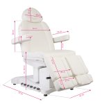 Electric podiatric chair- bed- pedicure for pedicure procedures with heating function Azzurro 708BS 3 motors