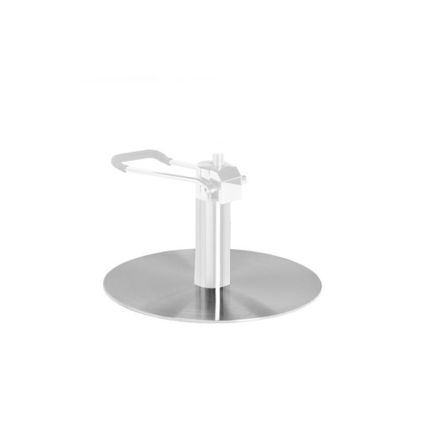 Base for the round stainless steel L010 barber chair