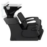 Barber sink Gabbiano C37 black