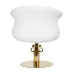 Hairdressing chair, Gabbiano Versailles, gold-white