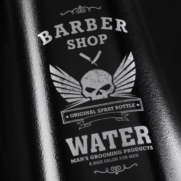 Water spray for hairdressers Barber pro black