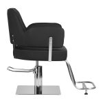 Hairdressing chair Gabbiano Linz silver black