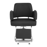 Hairdressing chair Gabbiano Linz silver black