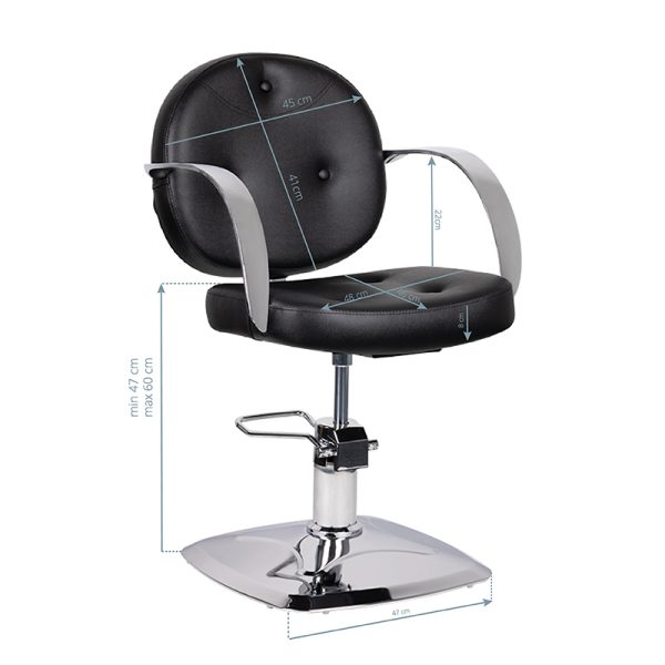 Hairdressing chair Gabbiano Asti back