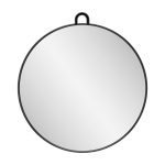 Black frame mirror with handle Q-29