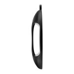 Black frame mirror with handle Q-29