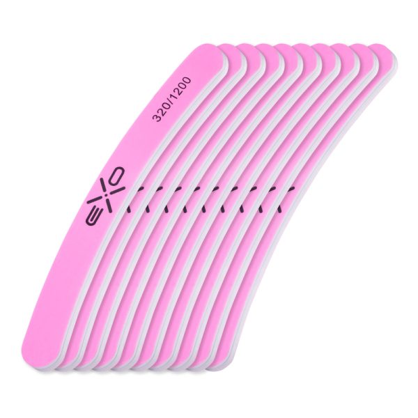 Nail polishing block, exo 320/1200 10 pcs.